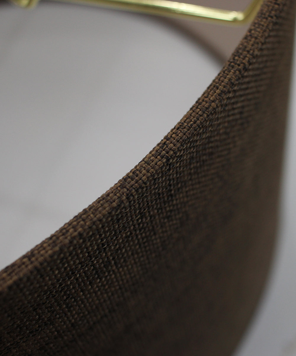 The Kensington™ Chocolate Burlap Drum Shade