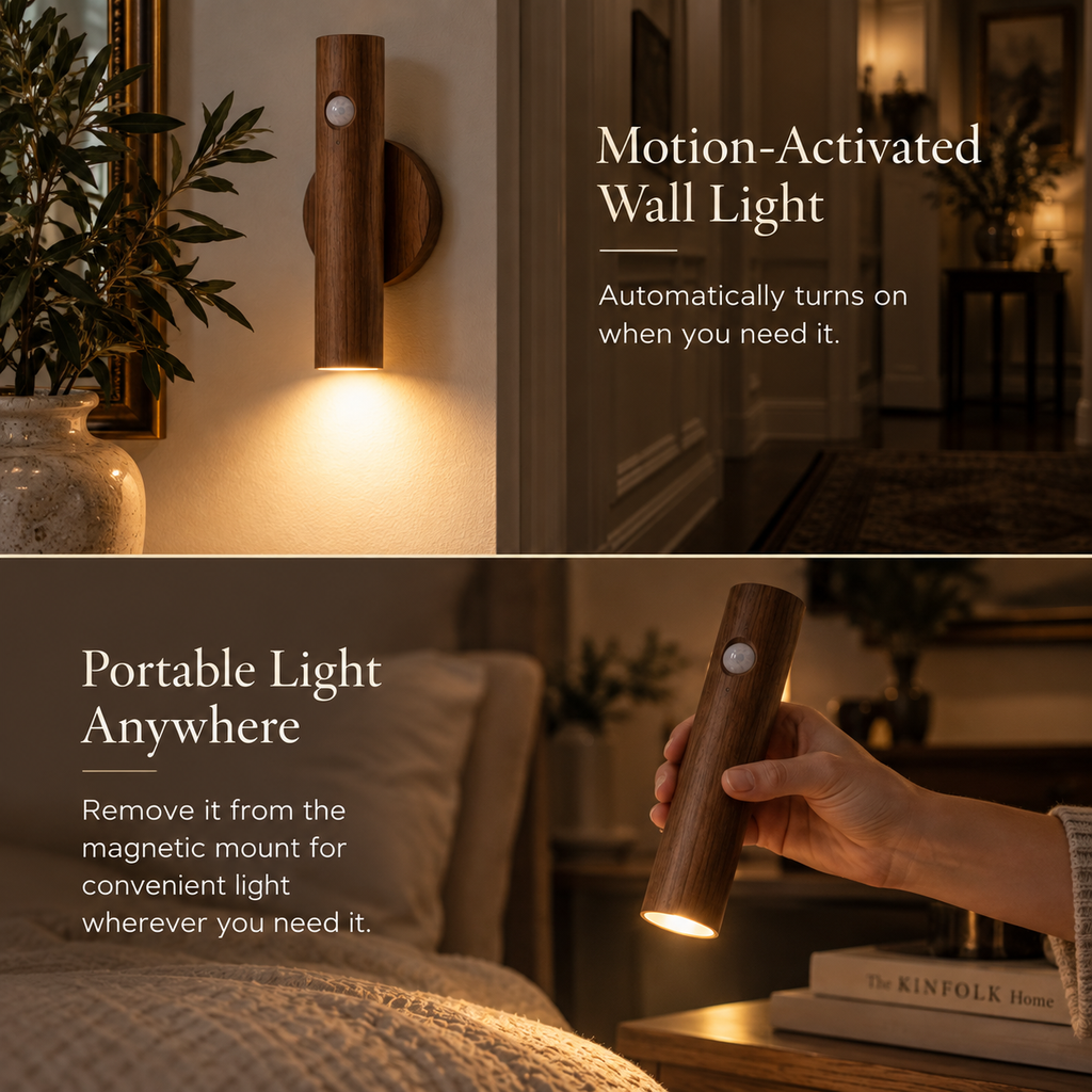 WillowGlow™ Rechargeable Motion Sensor Sconce