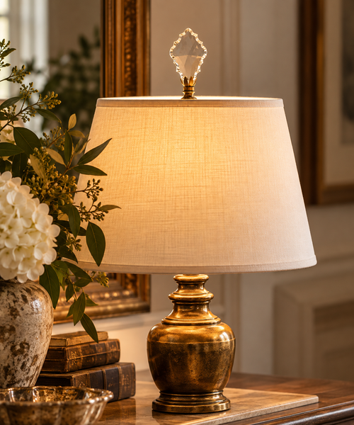 The Celestine™ Swarovski Crystal Lamp Finial