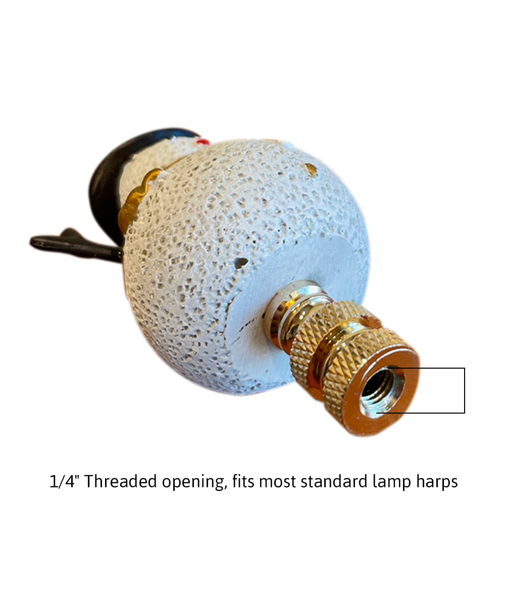 The Winslow™ Snowman Lamp Finial