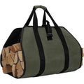 The Alder™ Waxed Canvas Log Carrier