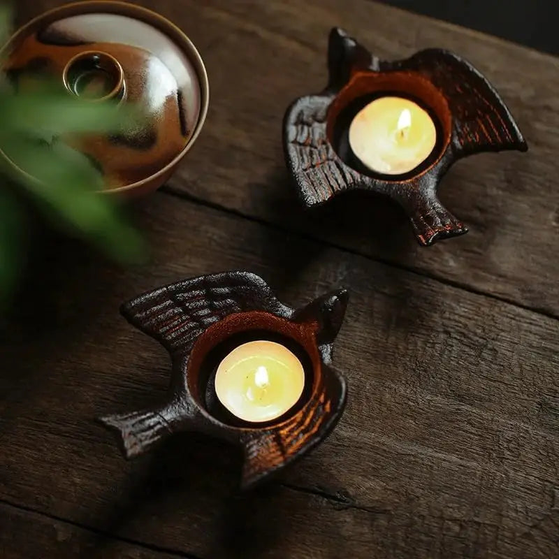 The Wren™ Cast Iron Tea Light Holder