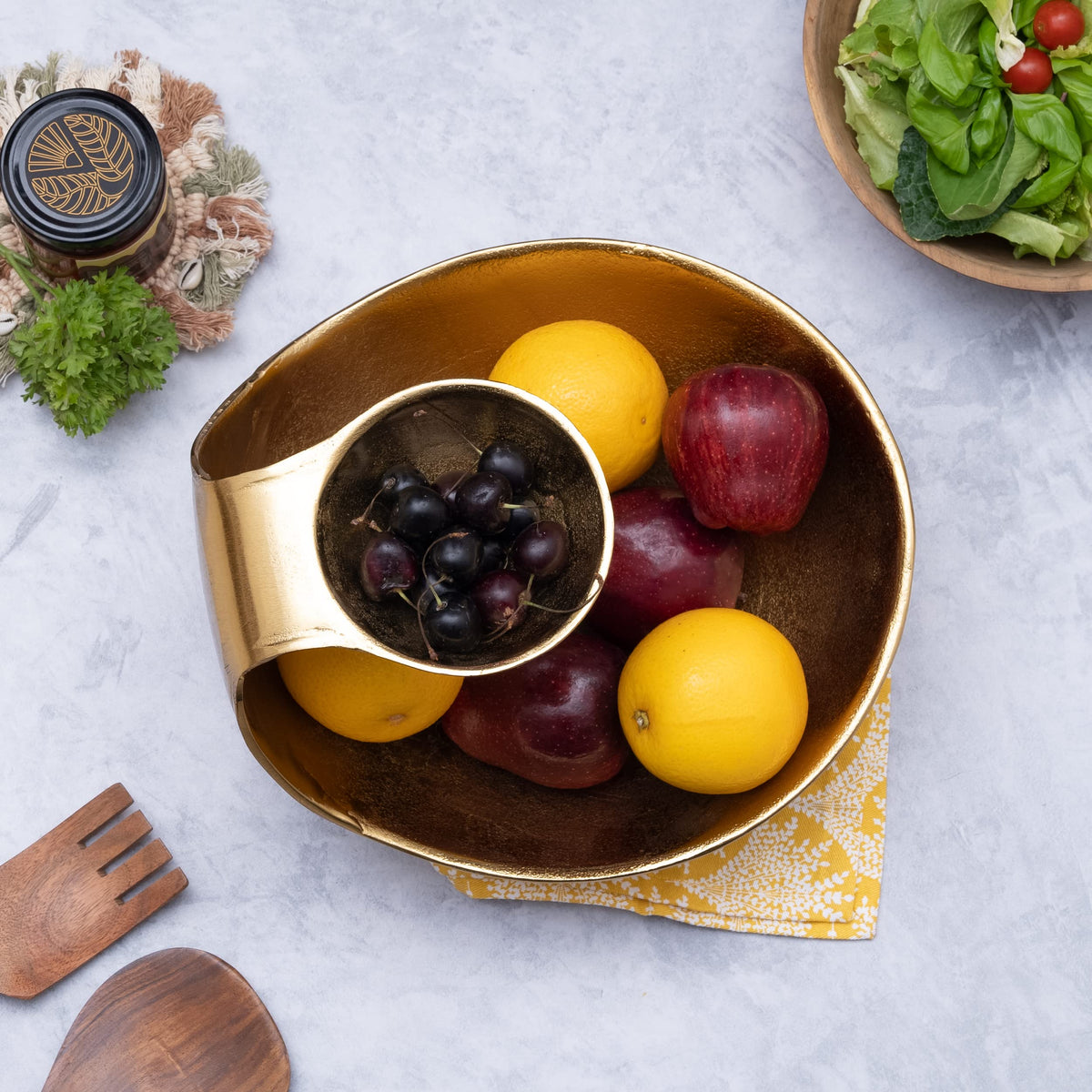 The Harrington™ Brass Serving Bowl