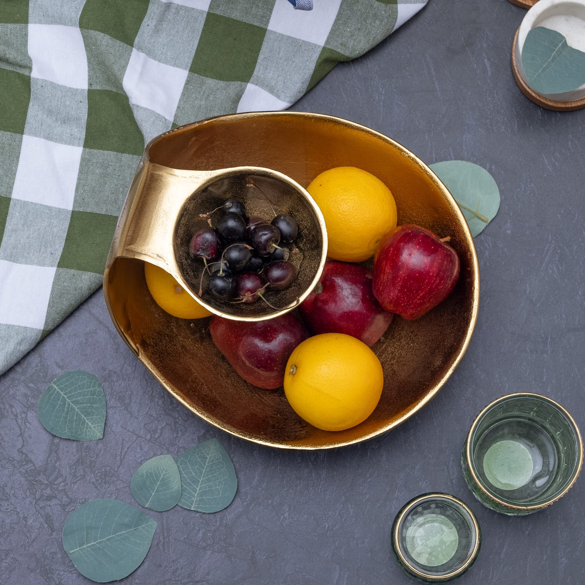 The Harrington™ Brass Serving Bowl