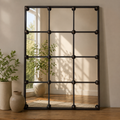The Beaumont™ Cast Iron Window Mirror