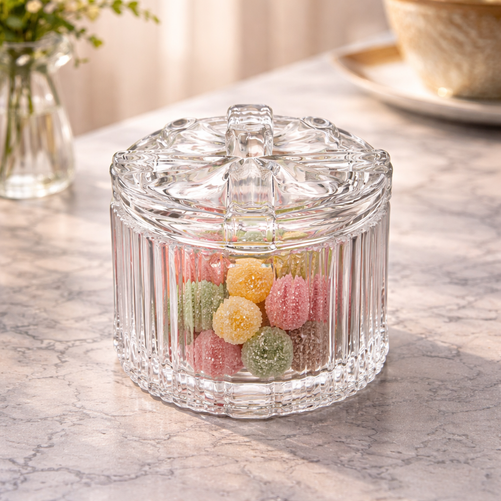 The Colette™ Bow-Topped Glass Jar