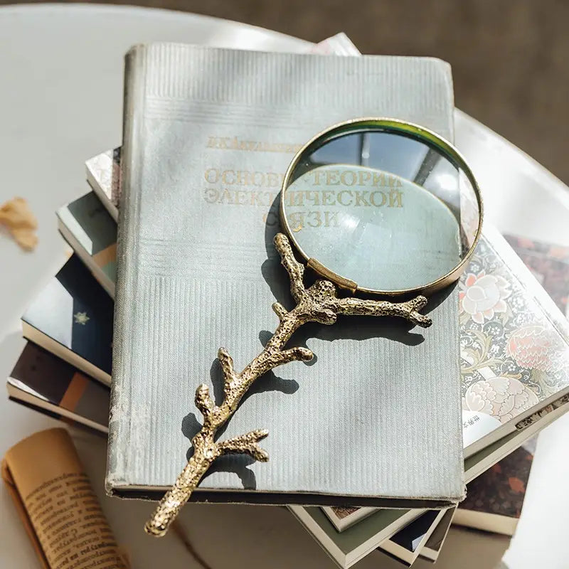 The Thorne™ Distressed Gold Magnifying Glass