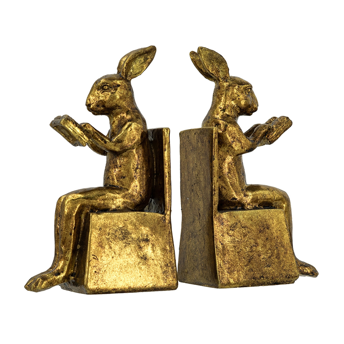 The Harewood™ Rabbit Bookends