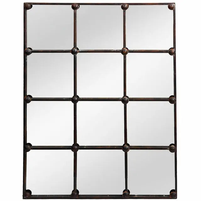 The Beaumont™ Cast Iron Window Mirror